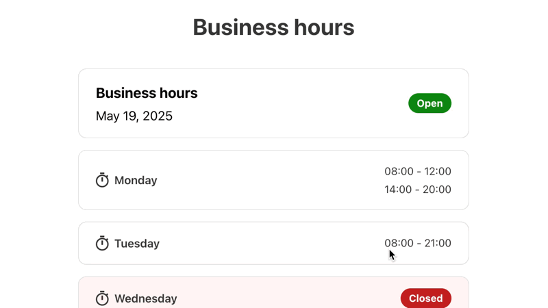 bricksbee business hours